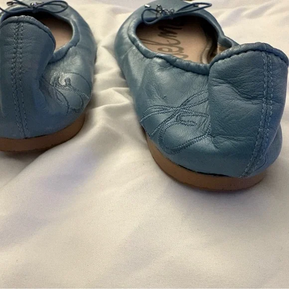 Sam Edelman Women’s Felicia Sky Blue Ballet Flats - Picture 6 of 10